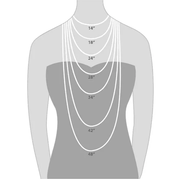 Gold plated blue and white crystal lemon martini glass necklace - Picture 12 of 16